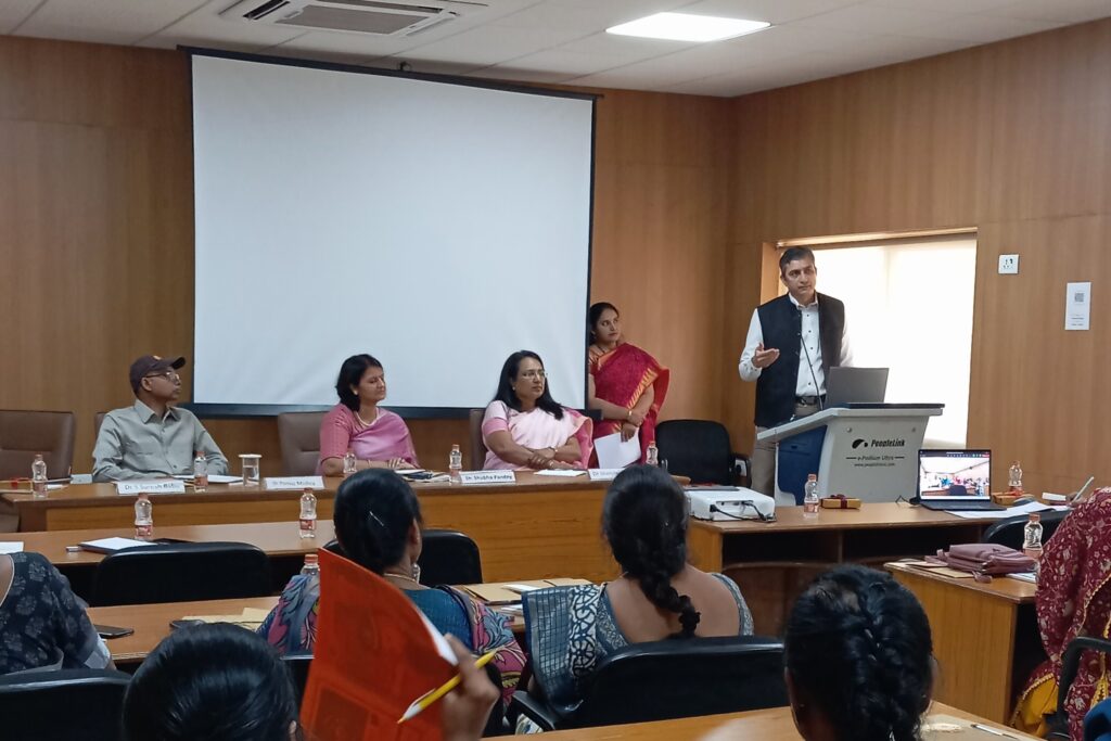 Shri Pankaj Mishra, Deputy Surveyor General, NIGST addressed the teachers